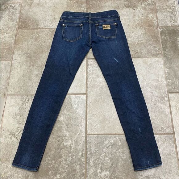 MET Jeans “Made in Italy” Low Rise Skinny Distressed Stretch Jeans 29x31 EUC - Picture 13 of 13
